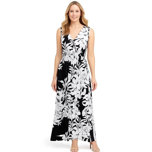 White House Black Market Dresses & Skirts - NWT White House Black Market Sleeveless Surplice Maxi Dress Roma Lily #WHBM10